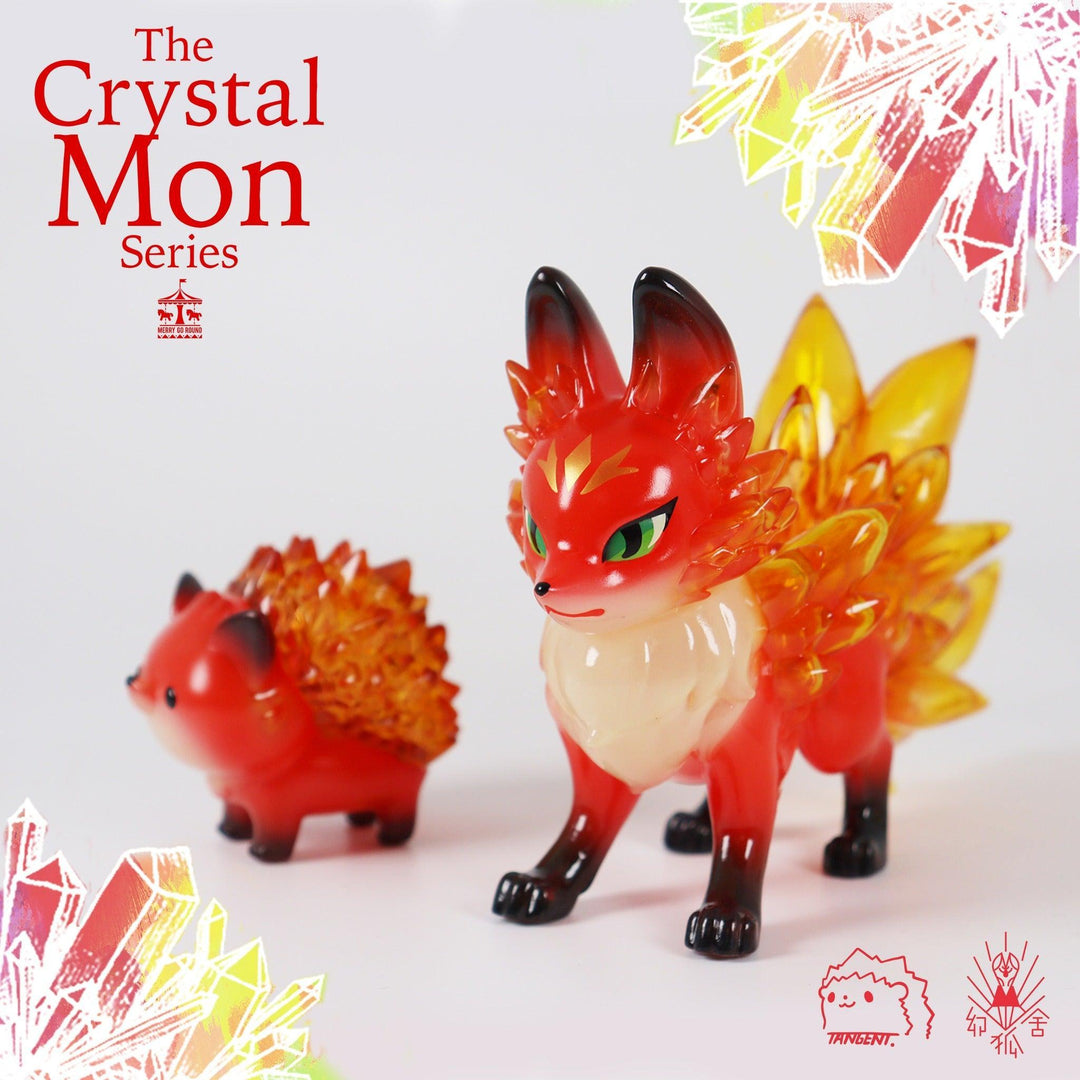 Crystal Phantom Fox & Sunstone Bokey Designer Art Toy 幻狐舍 X Tangent X Merry Go Round