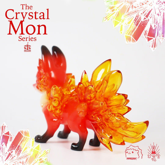 Crystal Phantom Fox & Sunstone Bokey Designer Art Toy 幻狐舍 X Tangent X Merry Go Round