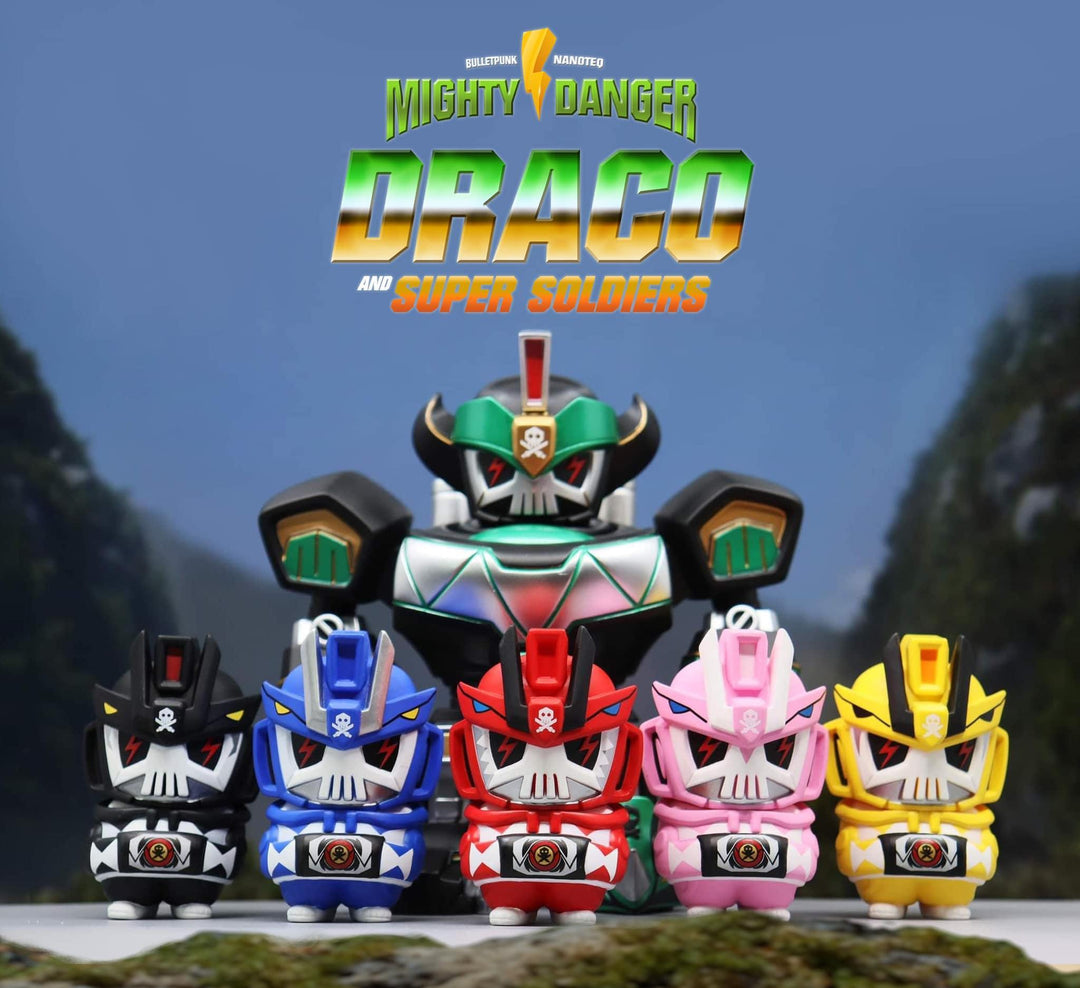 Draco Mighty Danger + Super Soldiers by Quiccs x Devil Toys Designer Art Toy Devil Toys x Prolific 3D x Quiccs Maiquez