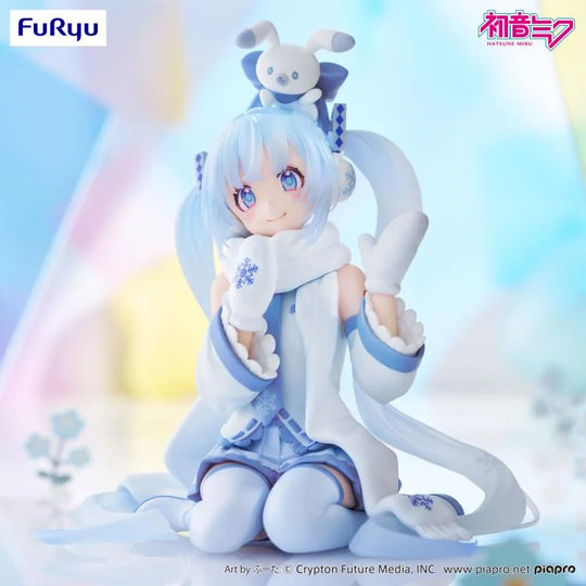 Hatsune Miku Noodle Stopper Figure - SNOW MIKU Sky Town 10th ver. Art toy FuRyu