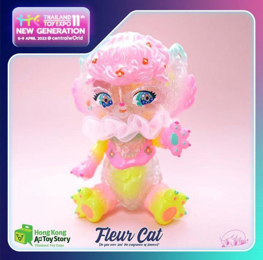 Fleur Cat by Miloza Ma Sofubi Miloza Ma