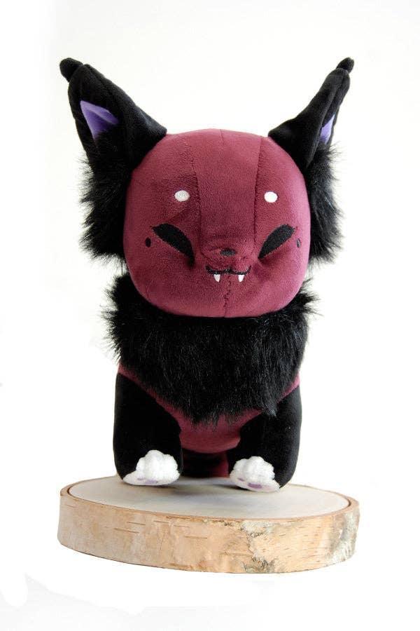 Floral Frolic Dawnsing Night Purple Fox Plush Plush Floral Frolic