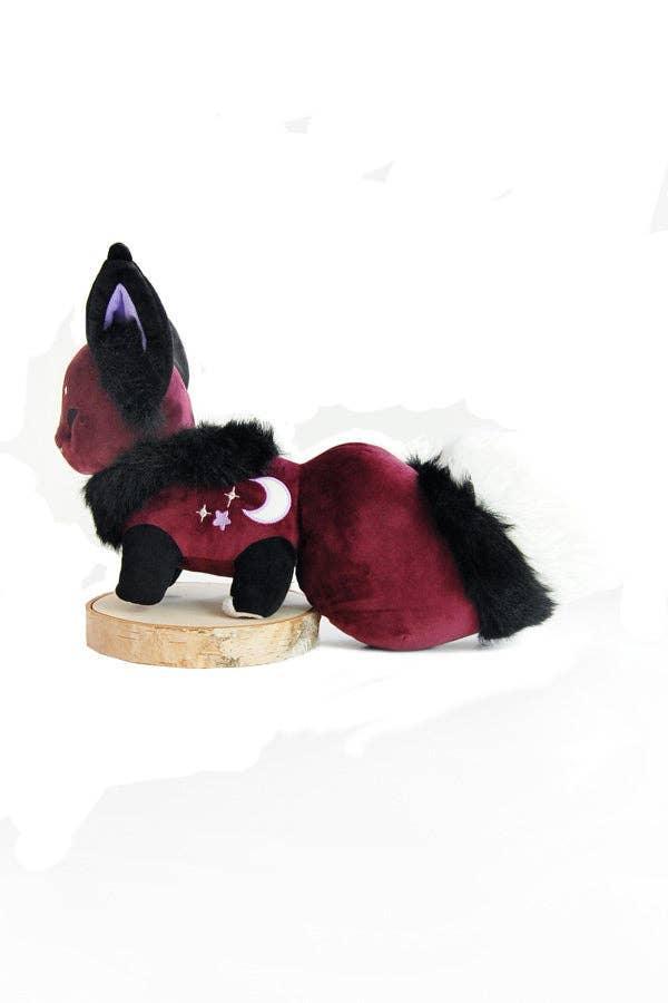 Floral Frolic Dawnsing Night Purple Fox Plush Plush Floral Frolic