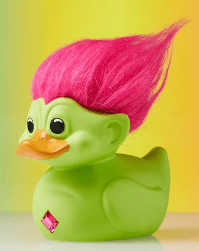Good Luck Trolls Green Troll Designer Art Toy TUBBZ