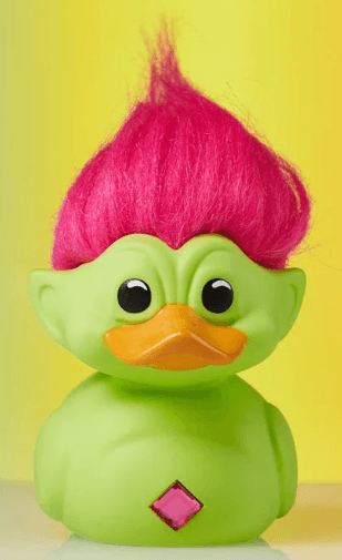 Good Luck Trolls Green Troll Designer Art Toy TUBBZ