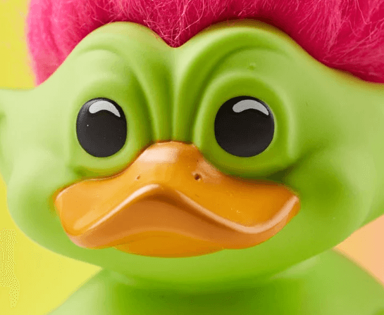 Good Luck Trolls Green Troll Designer Art Toy TUBBZ