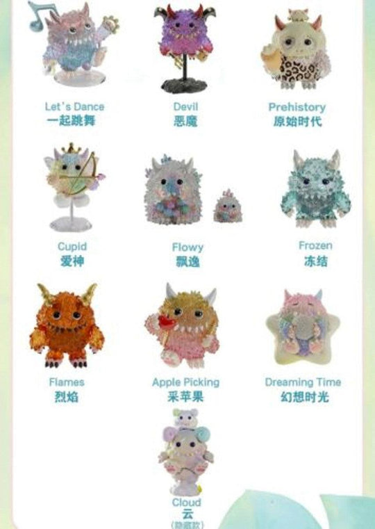 INSTINCTOY Monster Fluffy Joyful Life Series Blind Box POP MART