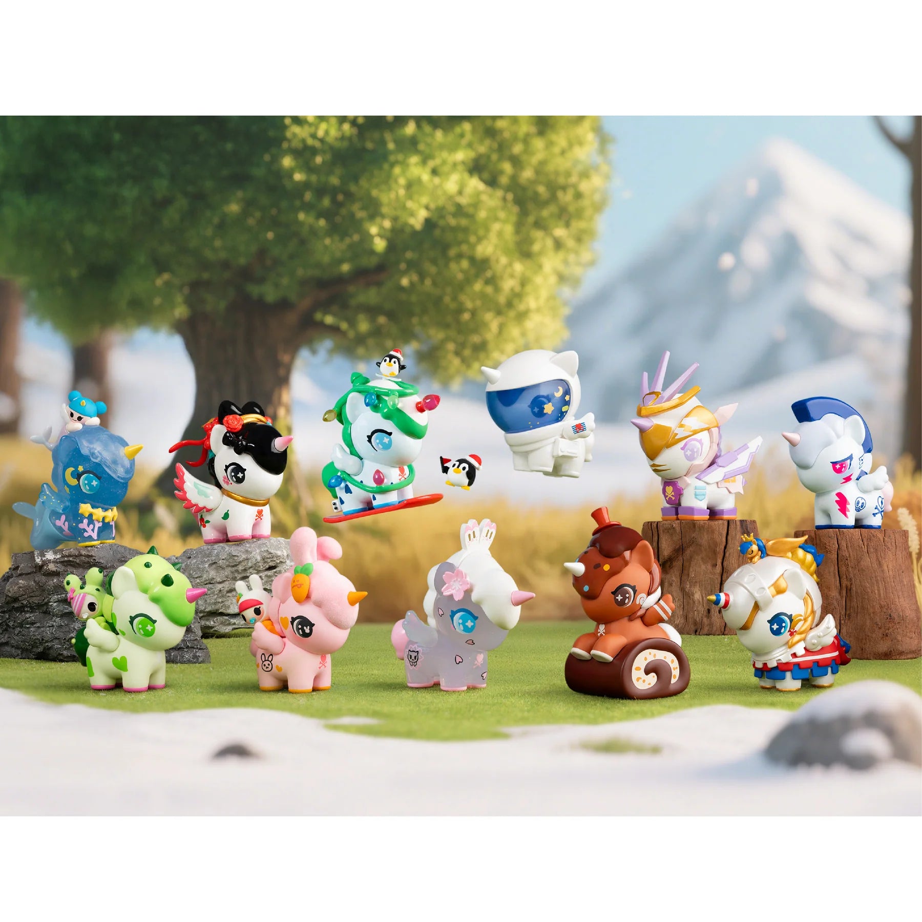 TNT x TKDK Chibi Style Unicorno Seasons in Bloom Series Blind Box TNT x TKDK