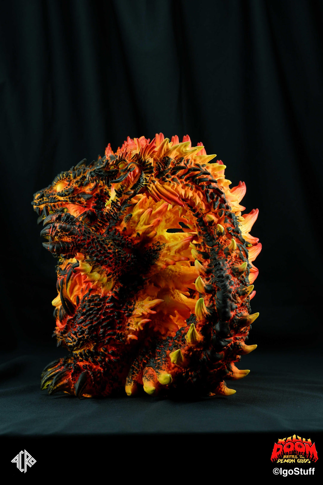 KAIJU DOOM: LIZARD DEMON Battle of the Demon Gods! Sofubi ACRO