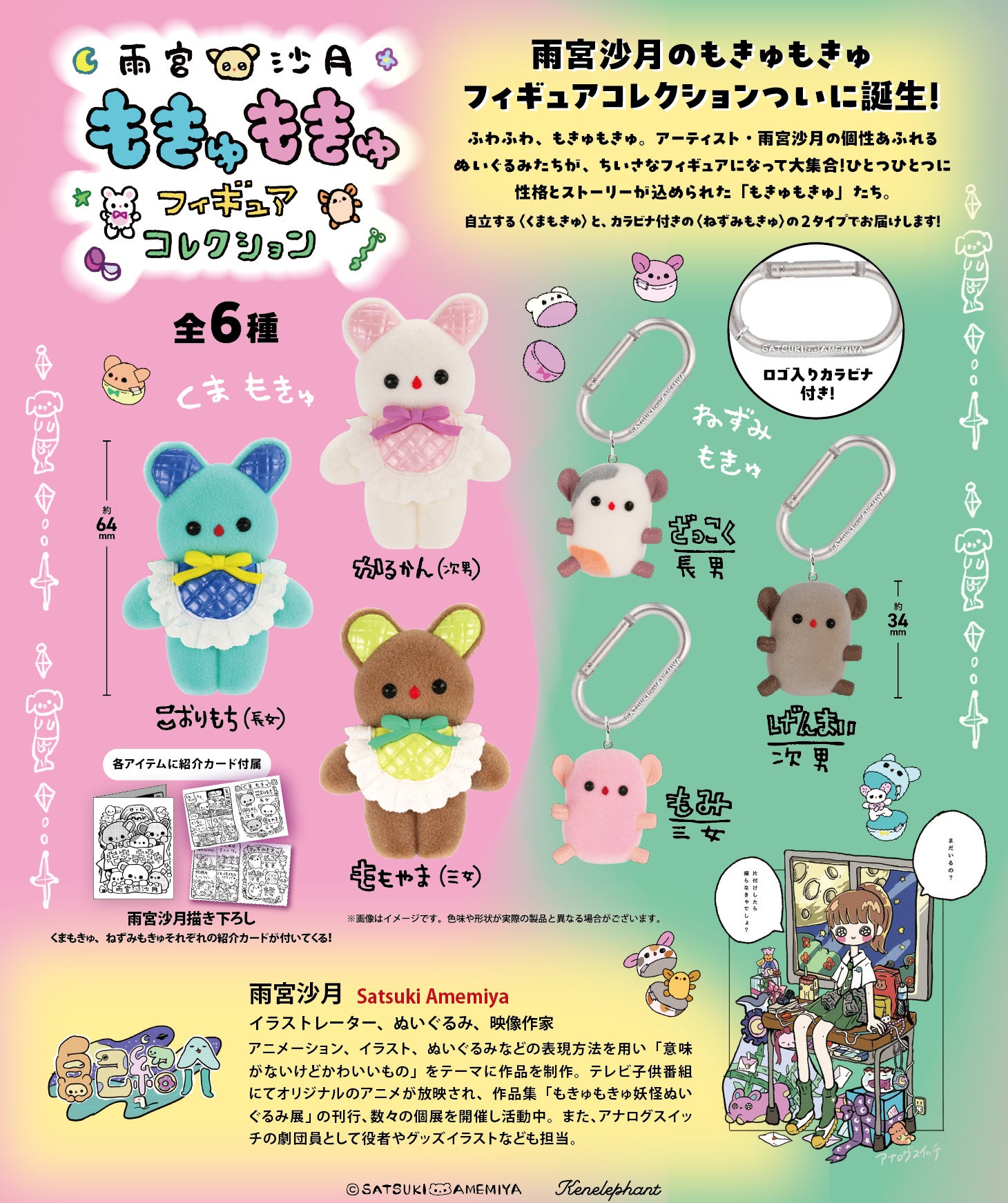 Amemiya Satsuki Mokyu - Preorder Blind Box Kenelephant