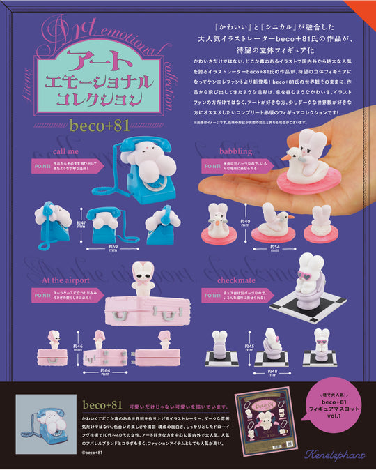 beco+81 Art Emotional Collection - Preorder Blind Box Kenelephant