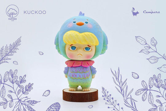 Kuckoo Blue Bird from The Campers by Vapour Park Designer Art Toy OKluna
