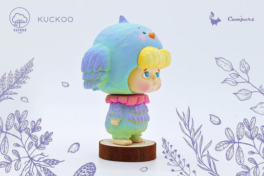 Kuckoo Blue Bird from The Campers by Vapour Park Designer Art Toy OKluna