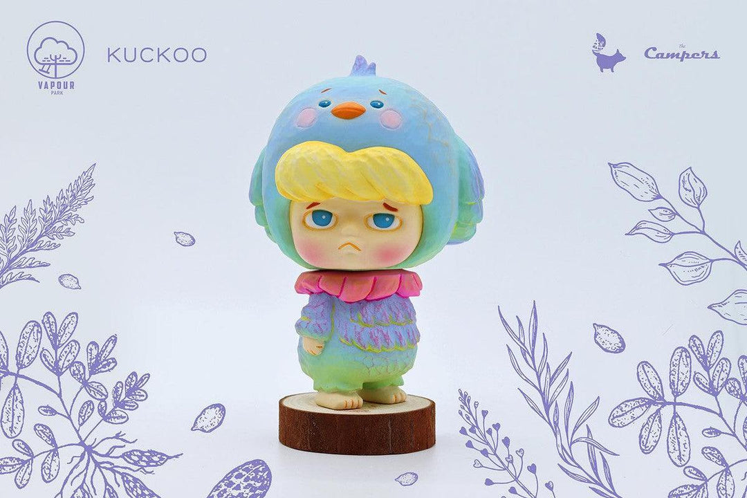 Kuckoo Blue Bird from The Campers by Vapour Park Designer Art Toy OKluna