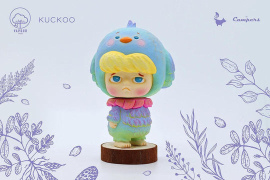 Kuckoo Blue Bird from The Campers by Vapour Park Designer Art Toy OKluna