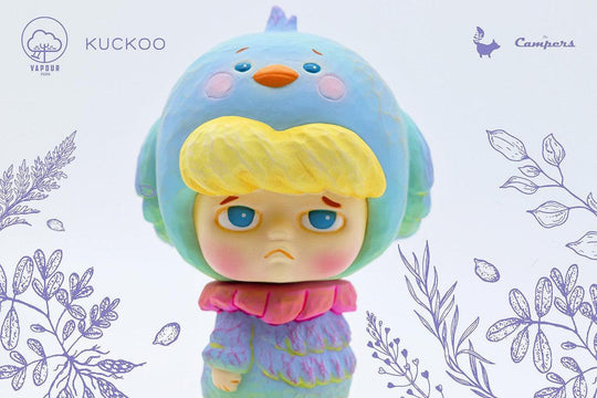 Kuckoo Blue Bird from The Campers by Vapour Park Designer Art Toy OKluna