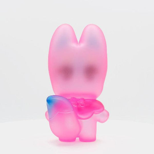 Kyoko Nakamura Okitsune Fluorescent Pink Sofubi Bubble Wrapp
