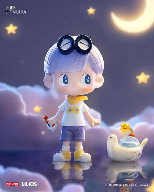 Lilios City Wild Boy Blind Box Series blind boxes POP MART x Silent Trick x Mspring