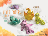 Little Embers Series 2 Blind Box by Miyo Nakamura x Toynami - Bubble Wrapp Toys