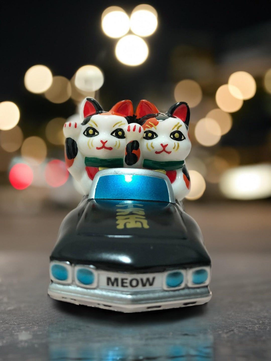 Lucky Meow Meow Car-koi by Genkosha Sofubi 幻狐舍 genkosha