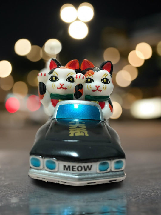 Lucky Meow Meow Car-koi by Genkosha Sofubi 幻狐舍 genkosha