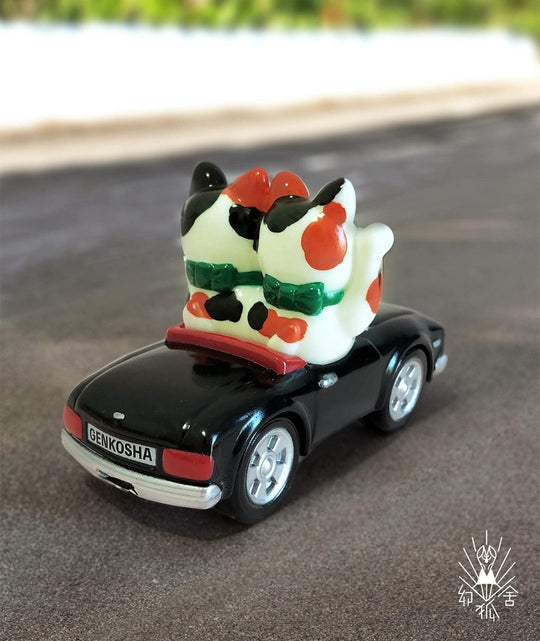 Lucky Meow Meow Car-koi by Genkosha Sofubi 幻狐舍 genkosha