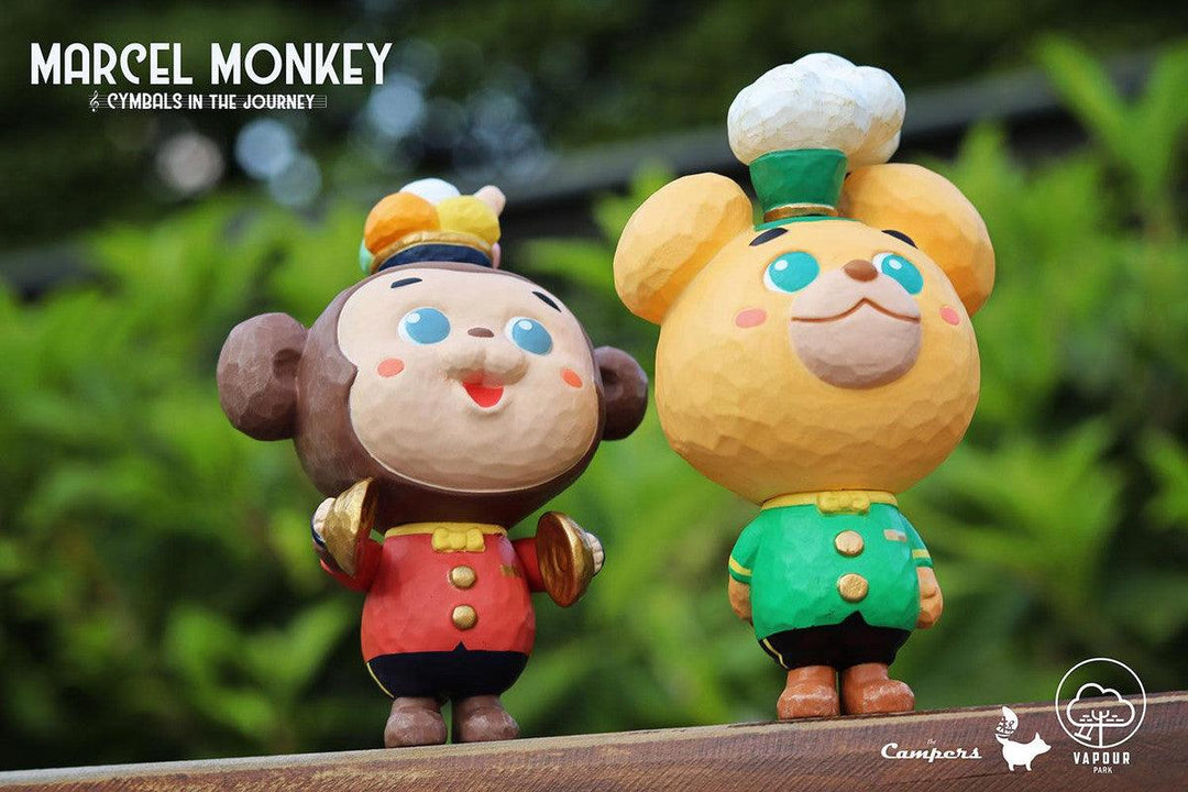 Marcel Monkey - Cymbals in The Journey from The Campers by Vapour Park Designer Art Toy Vapour Park x thinkingues