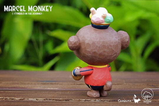 Marcel Monkey - Cymbals in The Journey from The Campers by Vapour Park Designer Art Toy Vapour Park x thinkingues
