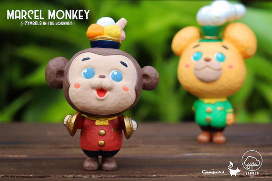 Marcel Monkey - Cymbals in The Journey from The Campers by Vapour Park Designer Art Toy Vapour Park x thinkingues