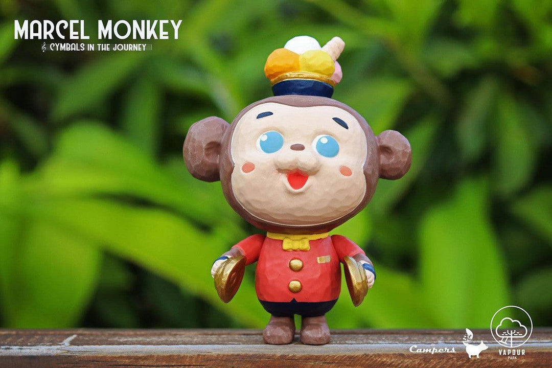 Marcel Monkey - Cymbals in The Journey from The Campers by Vapour Park Designer Art Toy Vapour Park x thinkingues