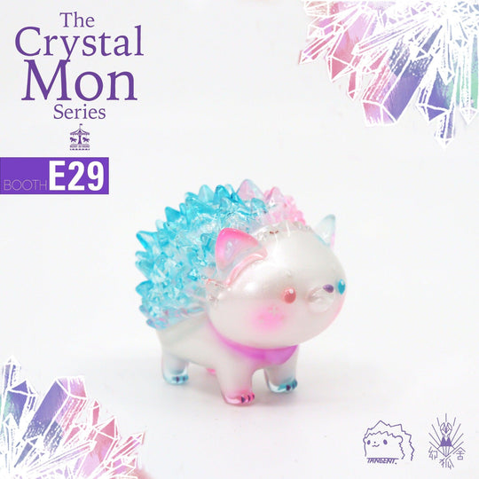 Moonstone Crystal Fox Genko & Bokey Designer Art Toy 幻狐舍 X Tangent X Merry Go Round Bokey