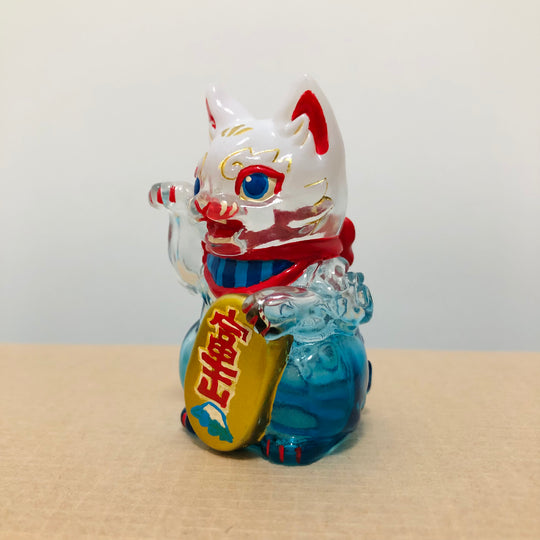 Mount Fuji Lucky Cat by Genkosha Sofubi 幻狐舍 genkosha