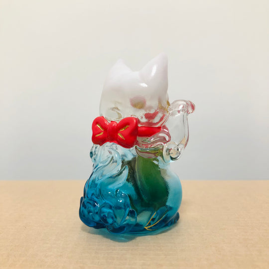 Mount Fuji Lucky Cat by Genkosha Sofubi 幻狐舍 genkosha