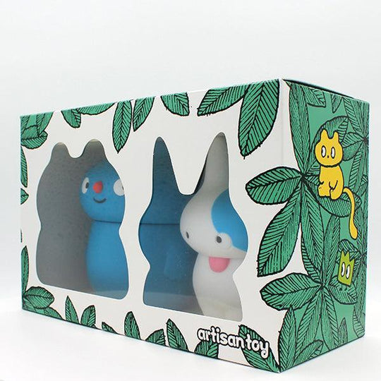 MU & SHU BLUE x WHITE BY NAOTO HIDAKA Sofubi Artisan Toy