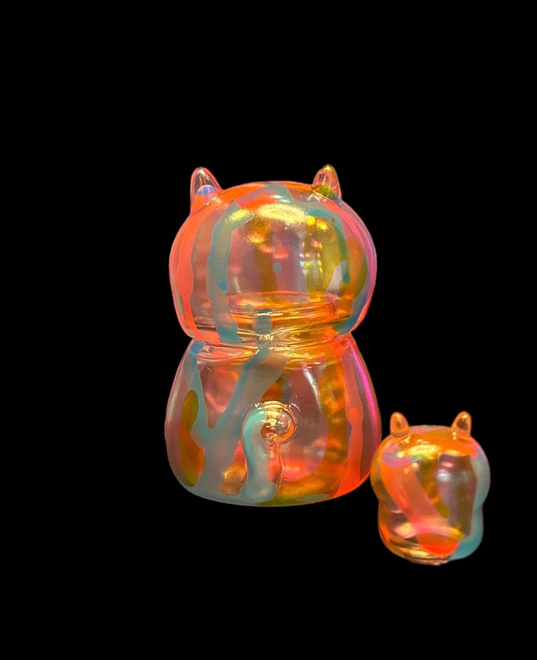 Neon Dream Canpay (Clear) by Art Junkie x Bubble Wrapp Sofubi Art Junkie x Bubble Wrapp
