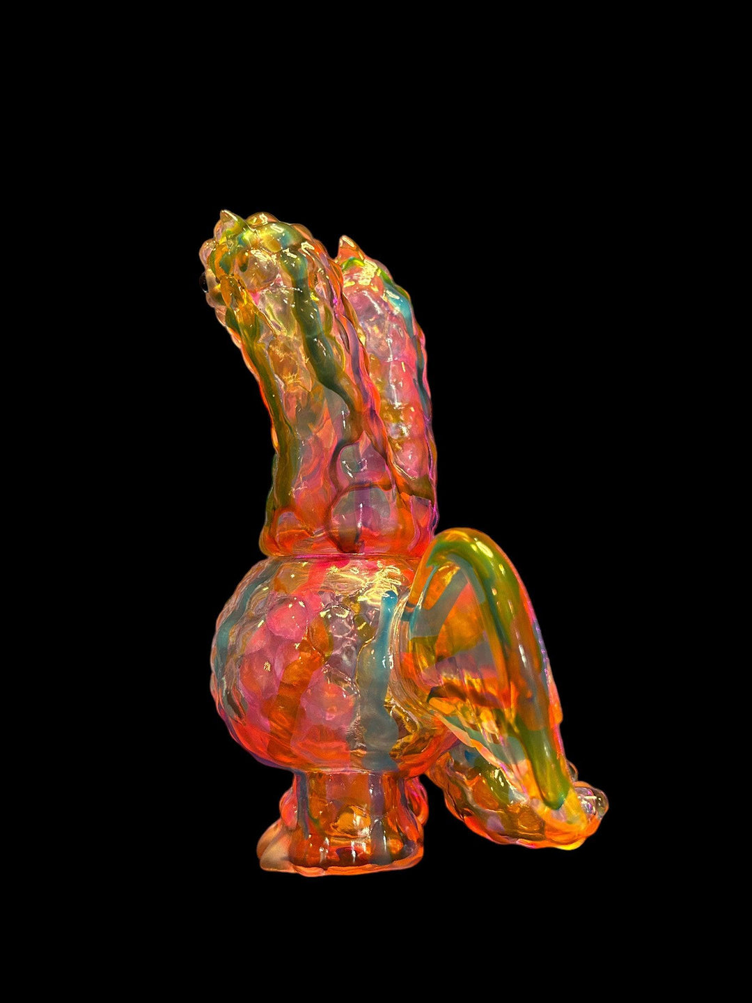 Neon Dream King Pacara (Clear) by Art Junkie x Bubble Wrapp Sofubi Art Junkie x Bubble Wrapp