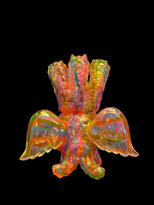 Neon Dream King Pacara (Clear) by Art Junkie x Bubble Wrapp Sofubi Art Junkie x Bubble Wrapp