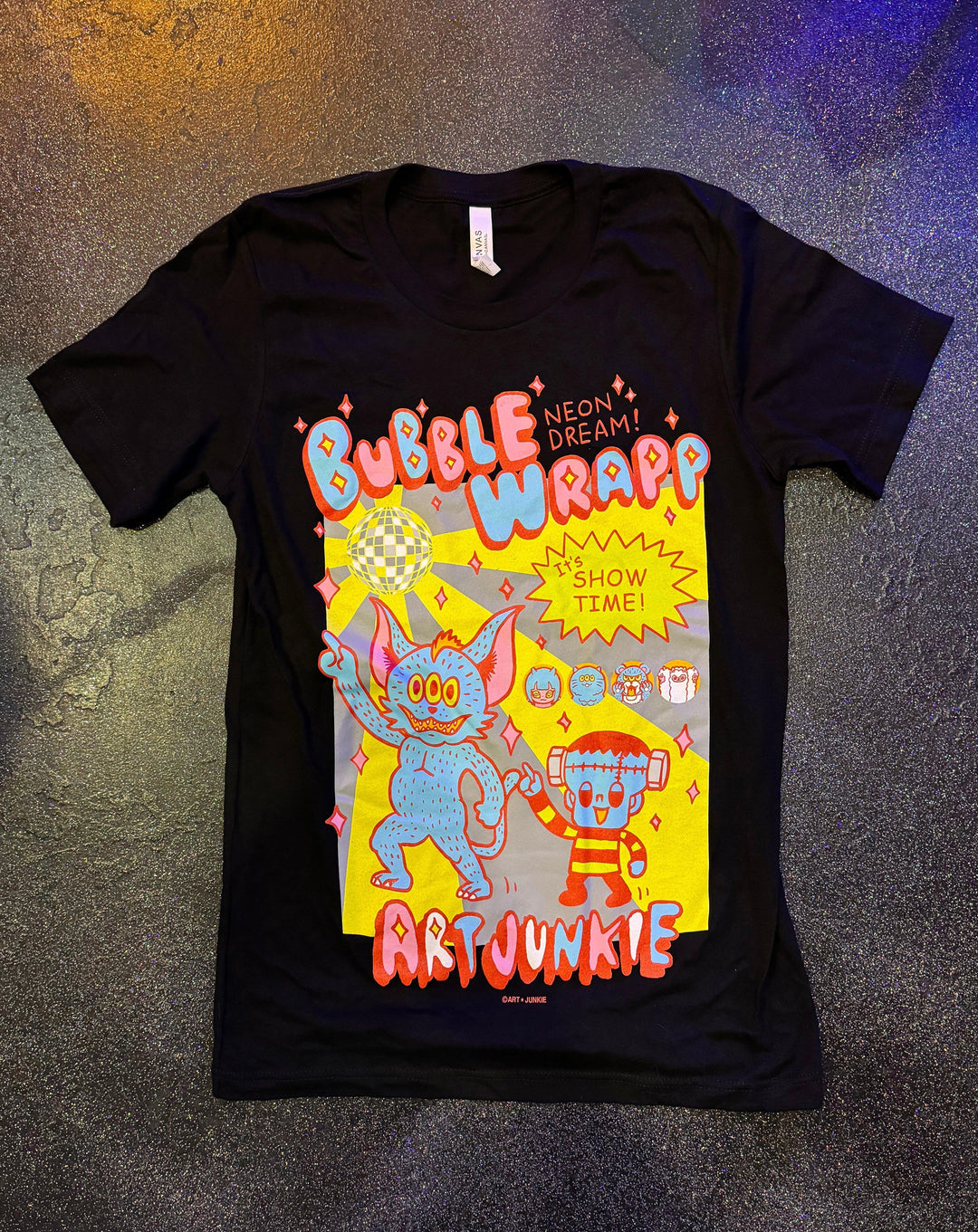 Neon Dream T-Shirt by Art Junkie x Bubble Wrapp t-shirt Art Junkie x Bubble Wrapp