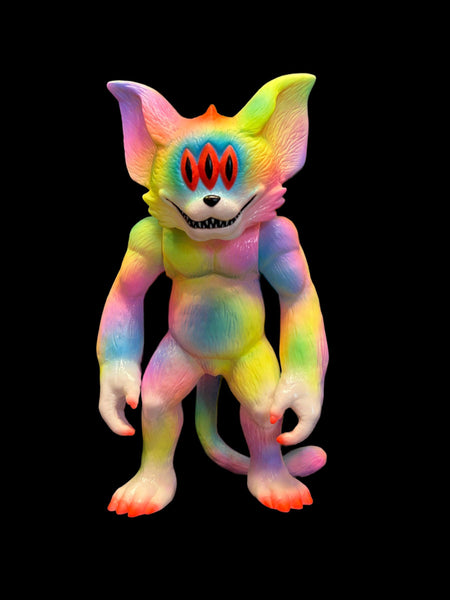 Neon Dream Violent Cat (Matte) by Art Junkie x Bubble Wrapp - Bubble Wrapp Toys