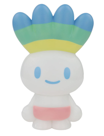 Hakasai-Kun Pastel Peach Pot by Saki Takita Sofubi FEWMANY