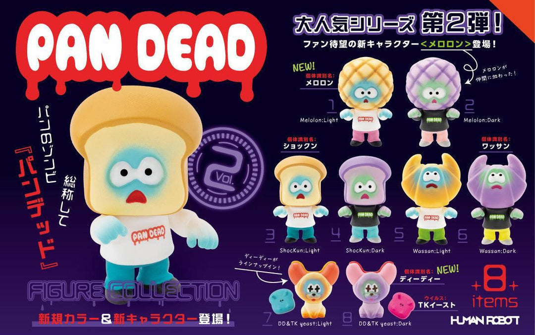 Pan Dead Figure Collection Volume 2 Gashapon Human Robot x Kenelephant