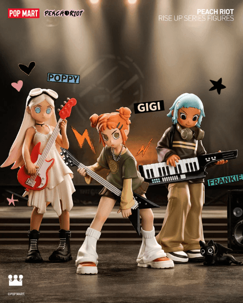 Peach Riot Rise Up Blind Box Series blind boxes POP MART x Libby