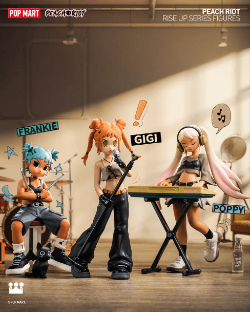 Peach Riot Rise Up Blind Box Series blind boxes POP MART x Libby