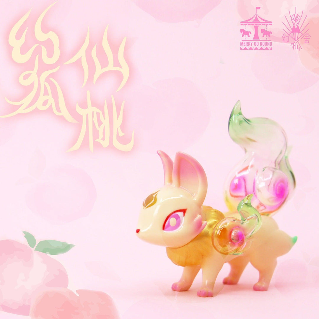 Phantom Fox Peach by Genkosha Designer Art Toy Merry Go Round x Genkosha