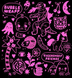 Pink Cuties & Kaijus Tote by Tigersheep Friends x Bubble Wrapp - Bubble Wrapp Toys