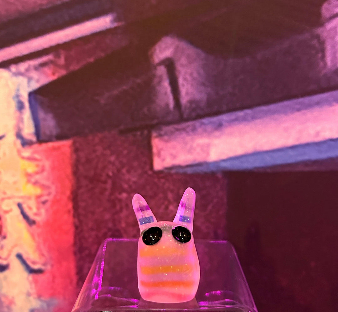 Rainbow Ribbon Chase Nunbun by Gemini Design Shop Resin Gemini Design Shop