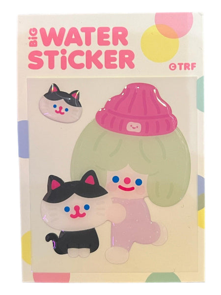RiCO and Cat Water Sticker - Bubble Wrapp Toys