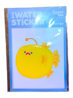 Sad Fish Water Sticker - Bubble Wrapp Toys