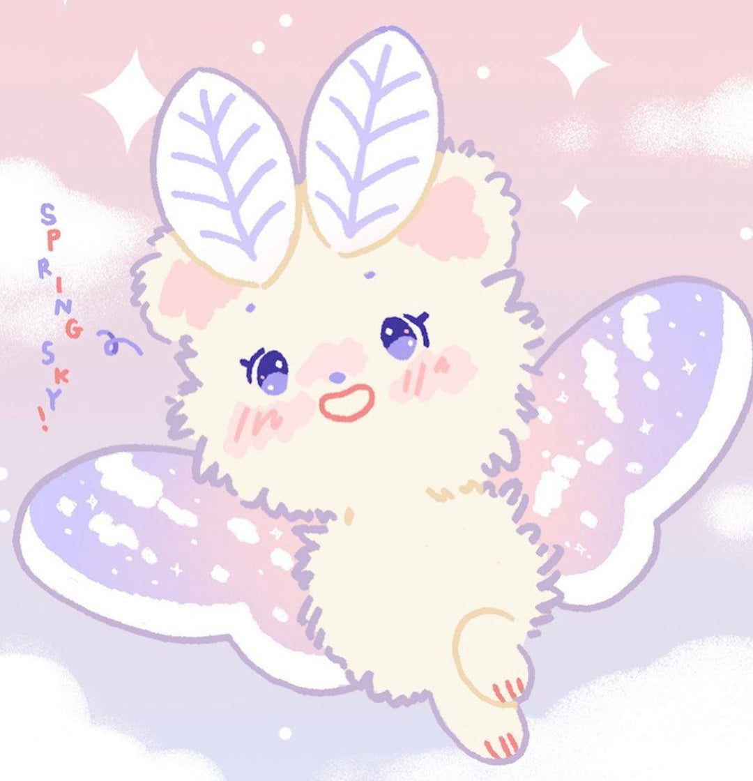 Spring Sky Mini Mousemoth Plush by Lumichee Plush Lumichee