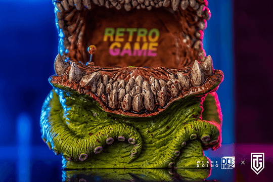 WeArtDoing X George Tsougkouzidis Arcade Monster - Green Designer Art Toy WeArtDoing